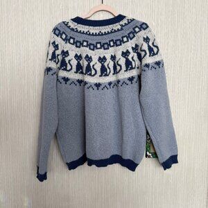 New Cat Knit Sweater XL